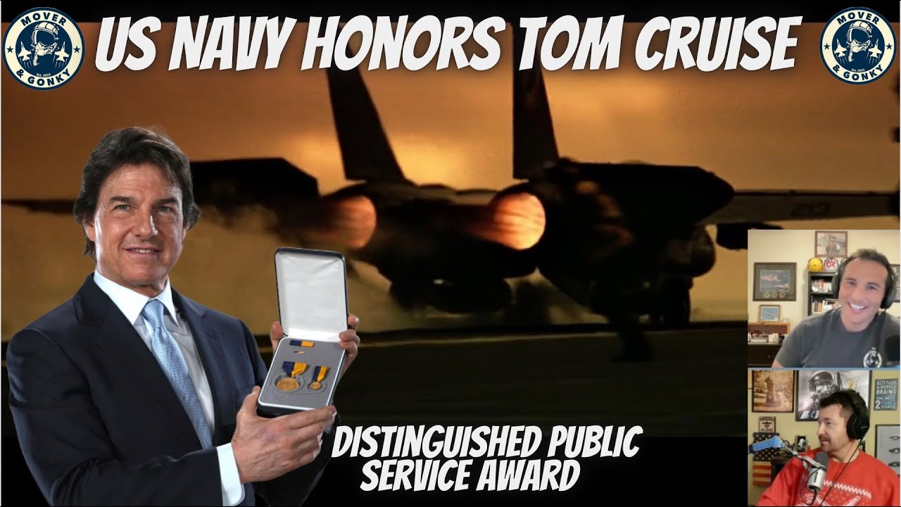 Looking back: Tom Cruise honored by the US Navy - fighter pilots approve!