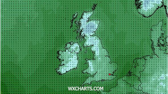 UK weather maps turn icy blue as exact date of -3C big freeze to hit ...
