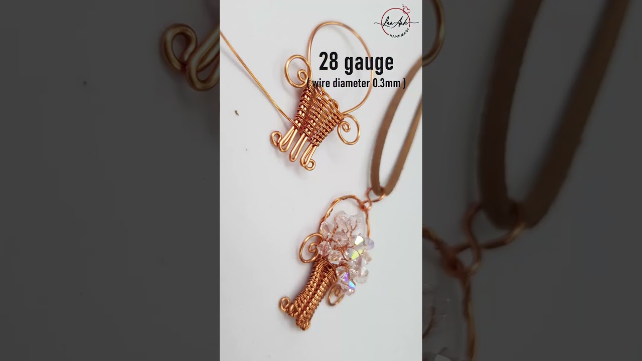 #shortsvideo | Spring flower basket pendant with sparkling crystal # ...