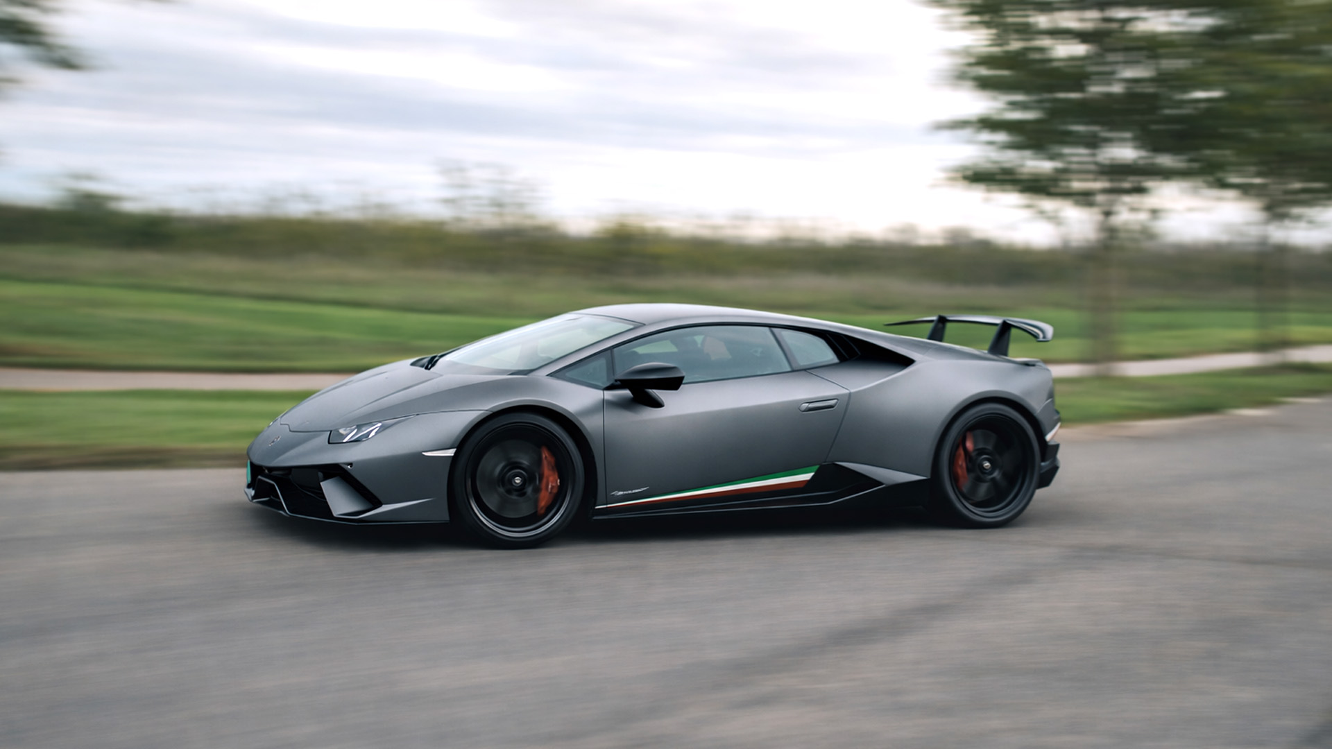 High-performance supercars show off impressive acceleration