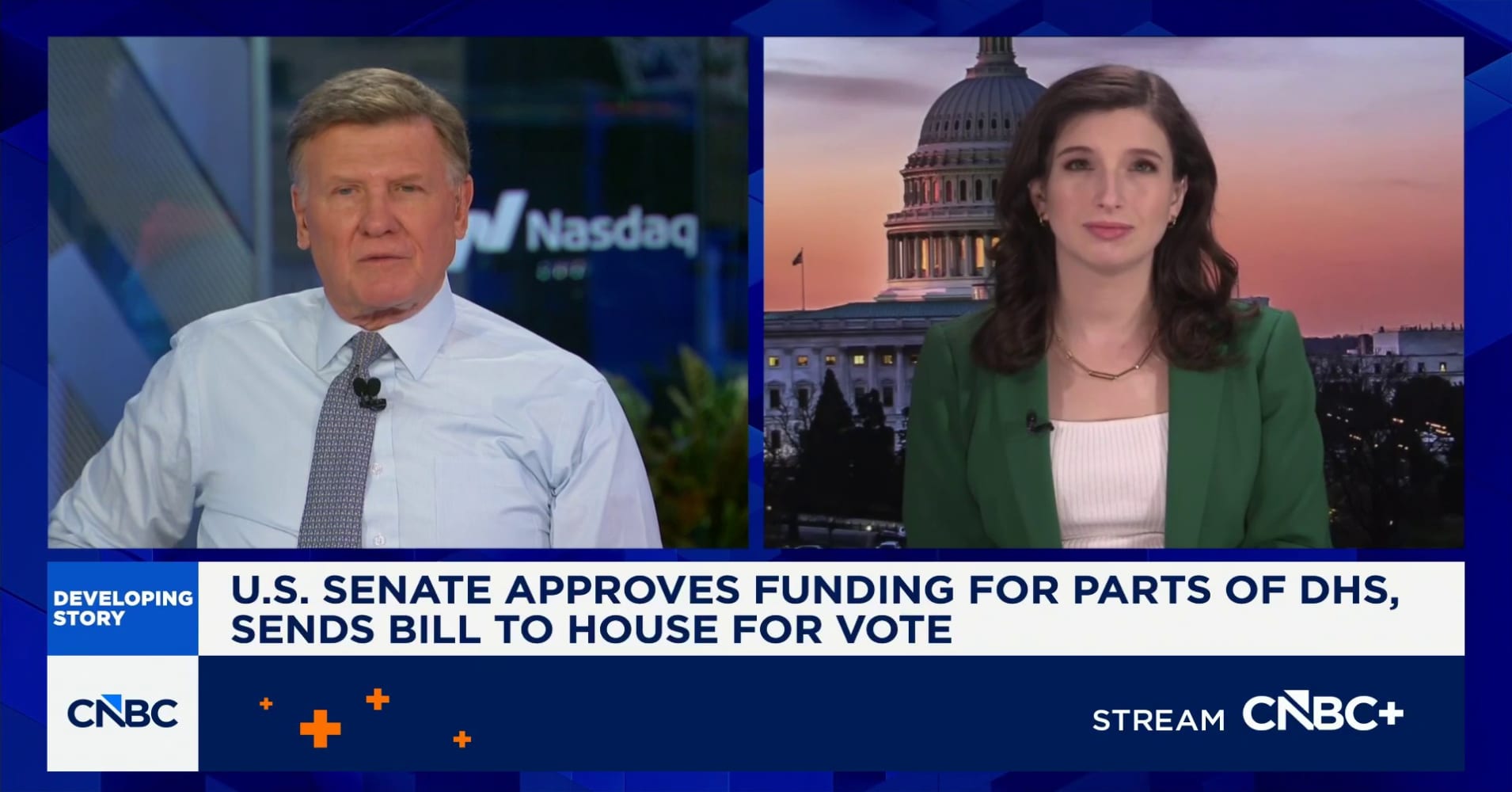 US Senate approves funding for parts of DHS, sends bill to House for vote