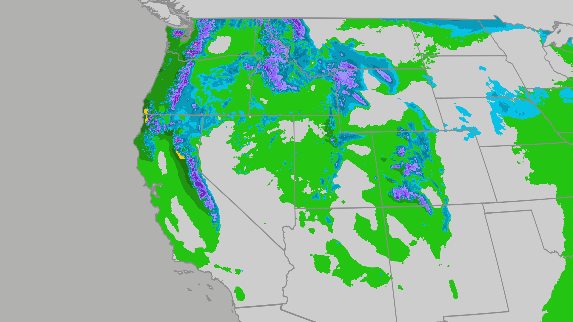 Pattern change brings rain, snow back to the West