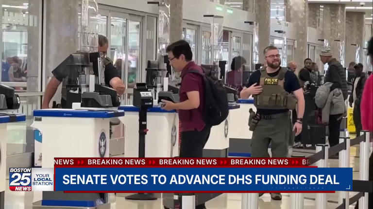 Travelers at Logan Airport react after Senate approves bill to fund TSA ...