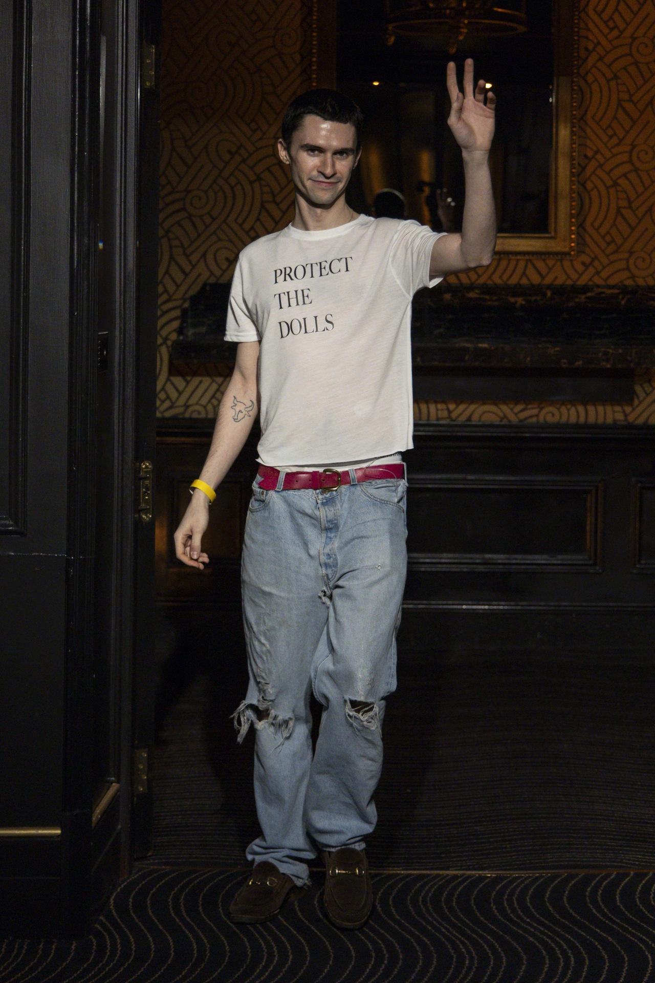 He made a viral shirt. If only he could fight off the knockoffs.