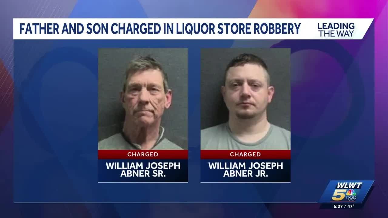 Father and son arrested in armed liquor store robbery