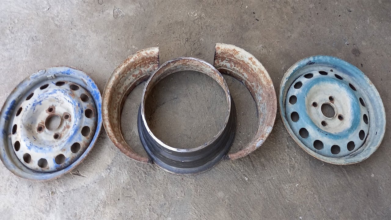 Amazing! Don't throw away the old car rims