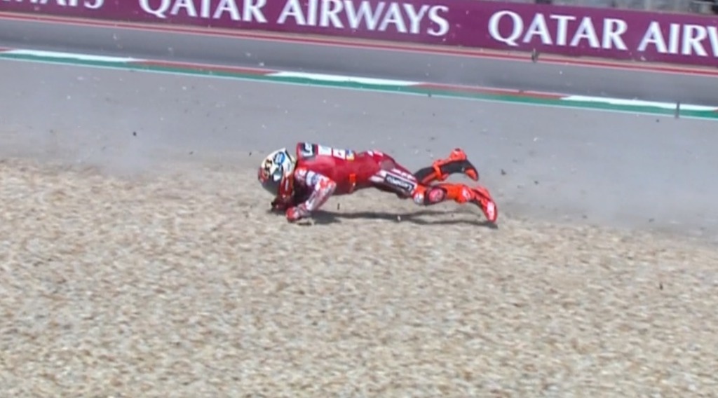 Video MotoGP | La caduta di Marc Marquez nelle libere 1 di Austin: se ...