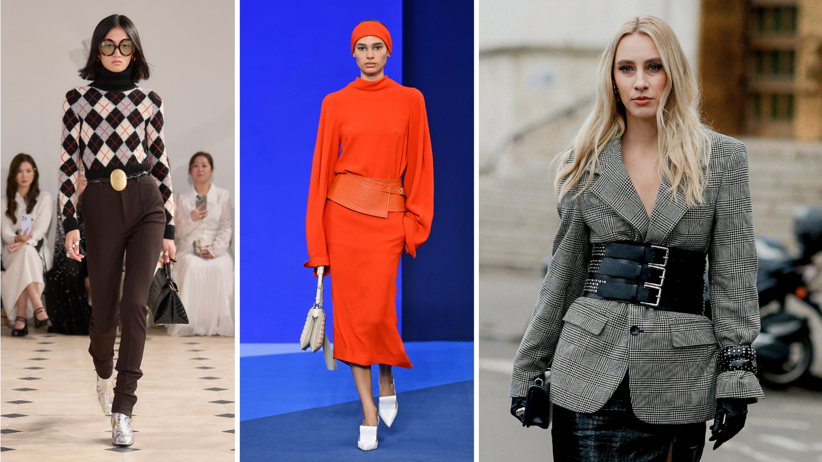 Gespot: de comeback van de statement-riem (en zo draag je 'm zelf)