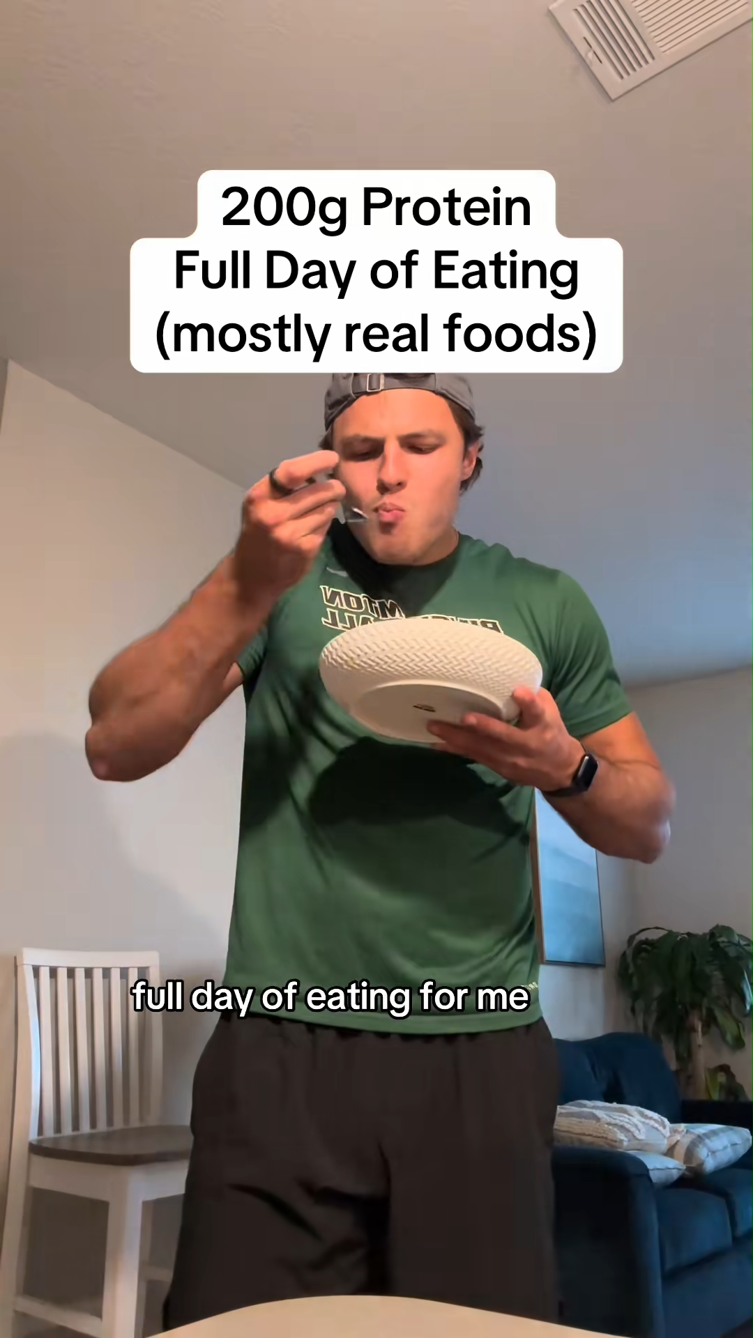 What a 200 gram protein full day of eating looks like