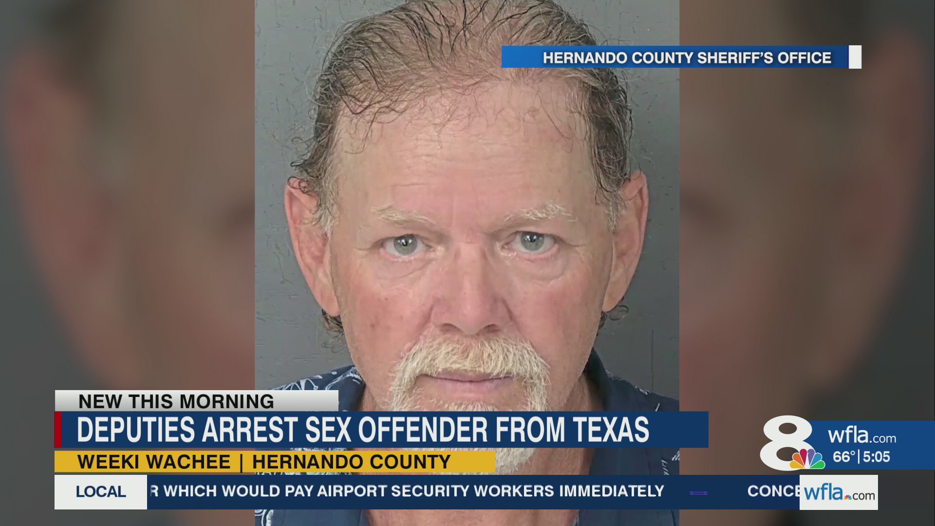Sex offender who fled Texas was found living in Weeki Wachee: HCSO