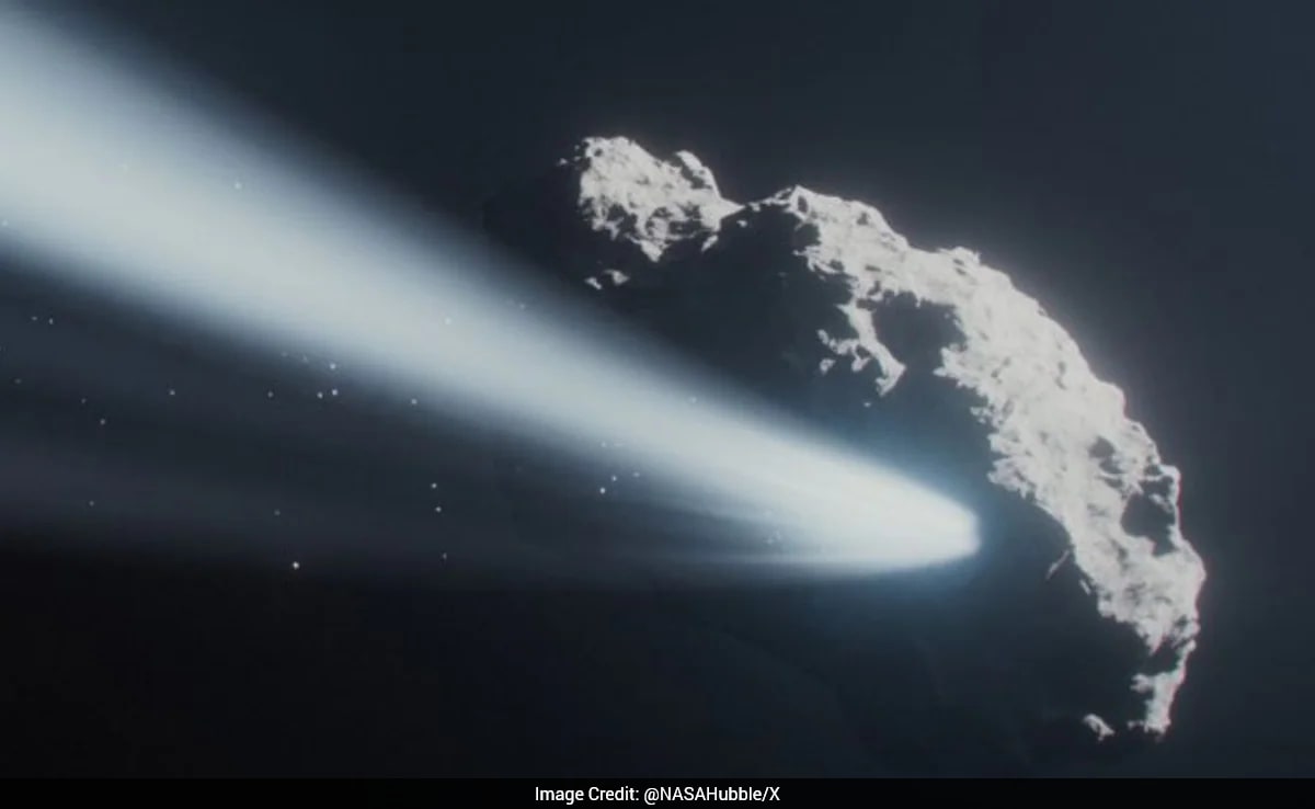 NASA detects comet that slowed down and began spinning in the opposite ...