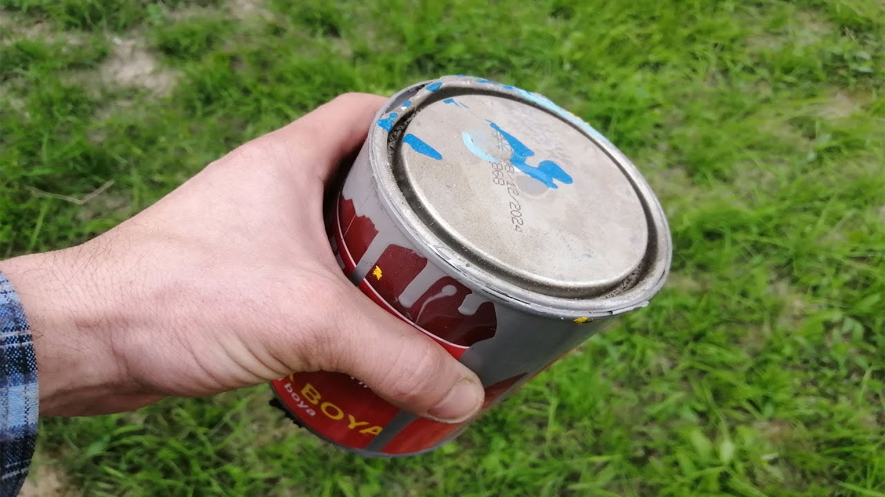 Don't throw away the empty paint can! You will be amazed
