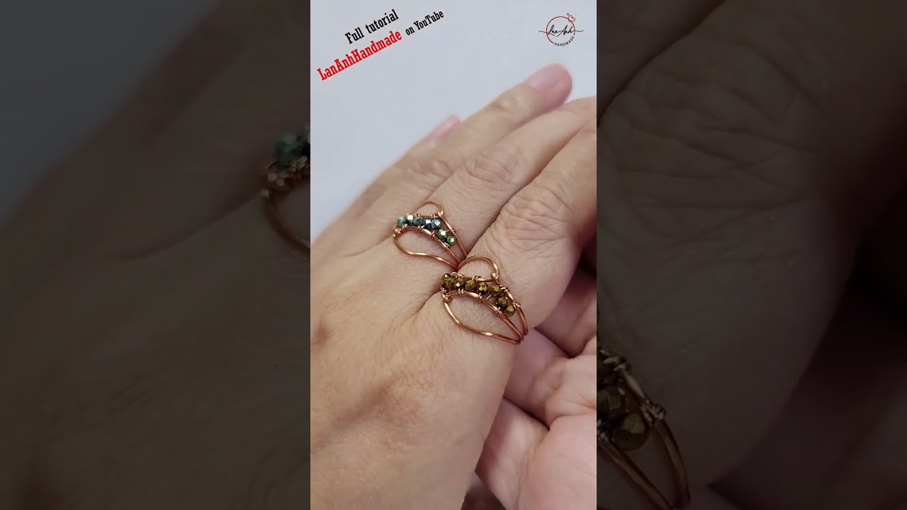 Simple rings - Free tutorial video link above the title #shortsvideo # ...