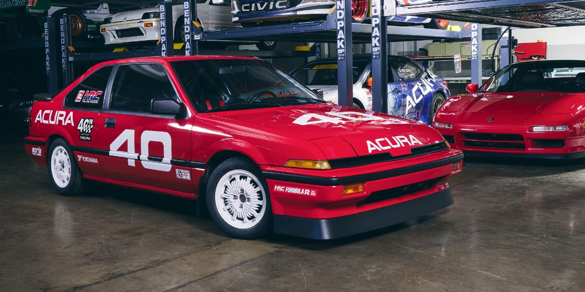 Acura celebrates 40 years with the perfect tribute: an amazing 1st ...
