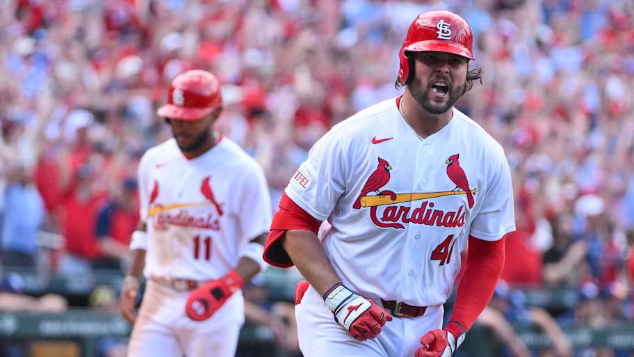 Two cardinals stole the show on opening day, outside of JJ Wetherholt