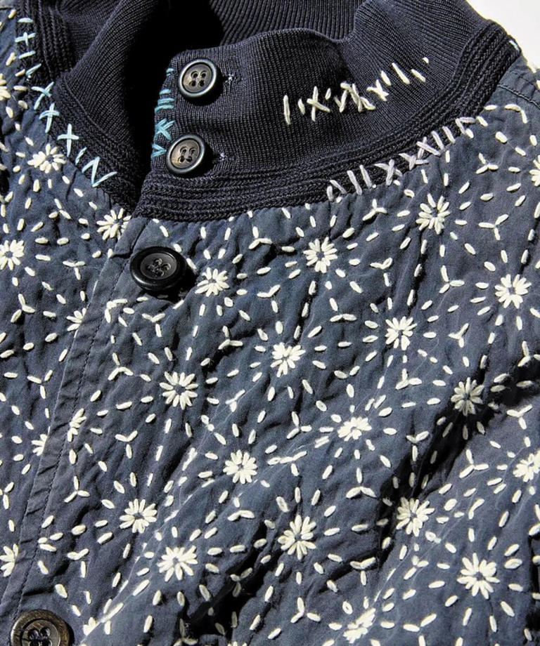 Jacket released in limited edition through collaboration between CP Company and Japanese Sashiko Girls. /SNS