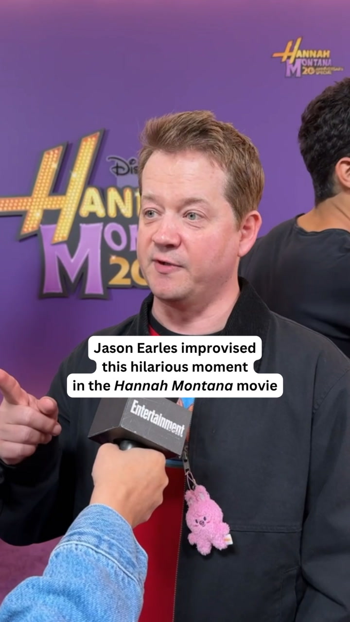 Jason Earles improvised this hilarious moment in the 'Hannah Montana' movie