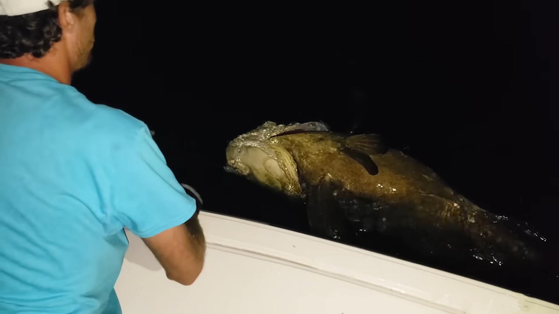 This redfish hit so hard it nearly pulled him overboard