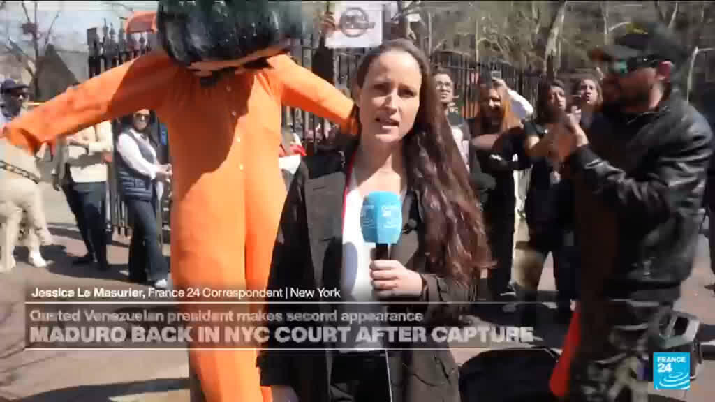 Deposed Venezuelan president Maduro makes second NYC court appearance<br><br>