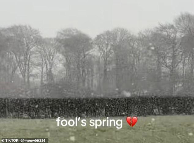 Did YOU fall for 'Fool's Spring'? Brits baffled by freezing weather ...
