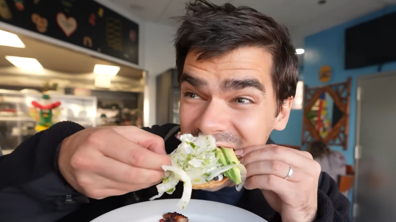 Watch what happens when you eat 50 pounds of food in one day - big mistake