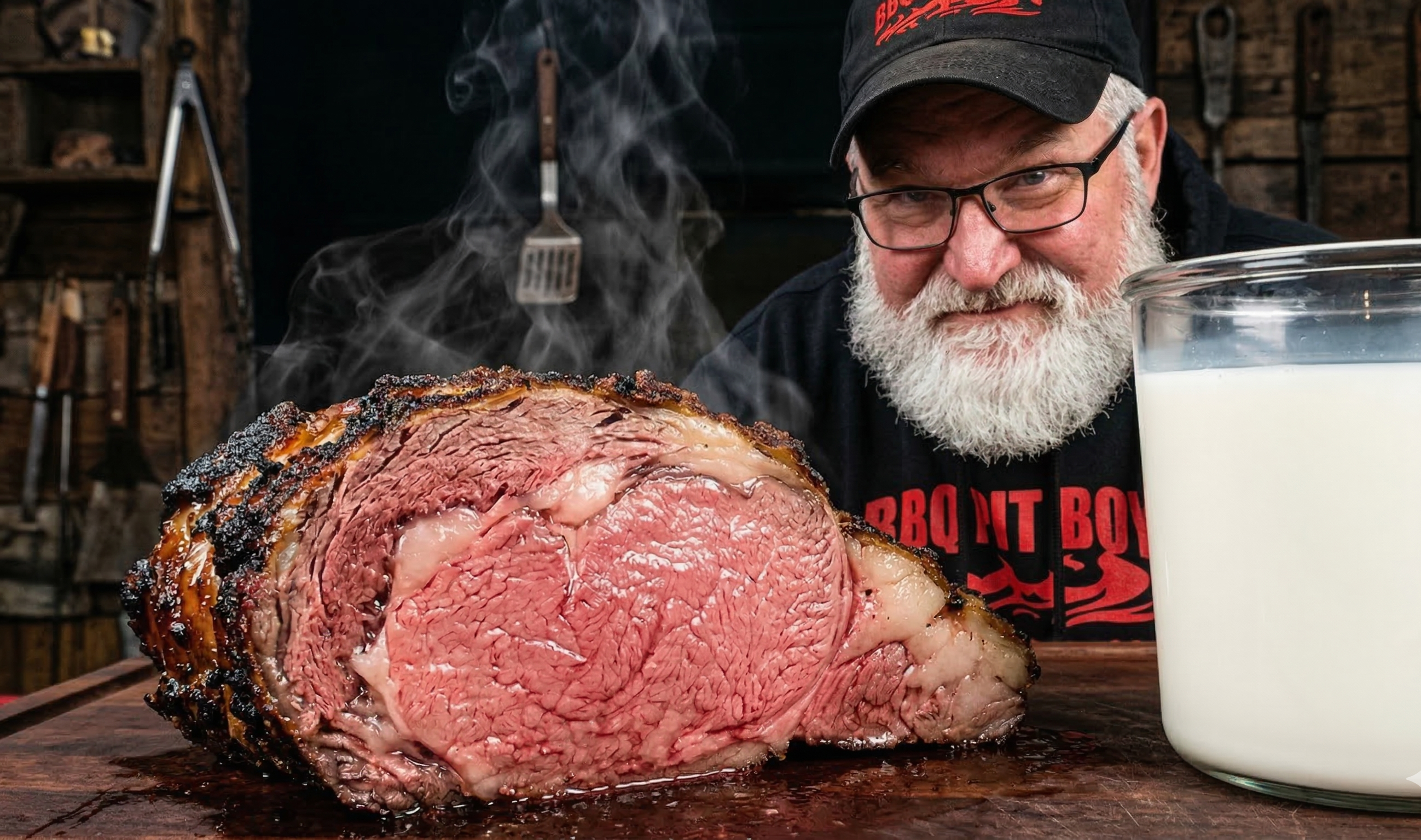 Rare to medium rare - The prime rib reveal everyone was waiting for