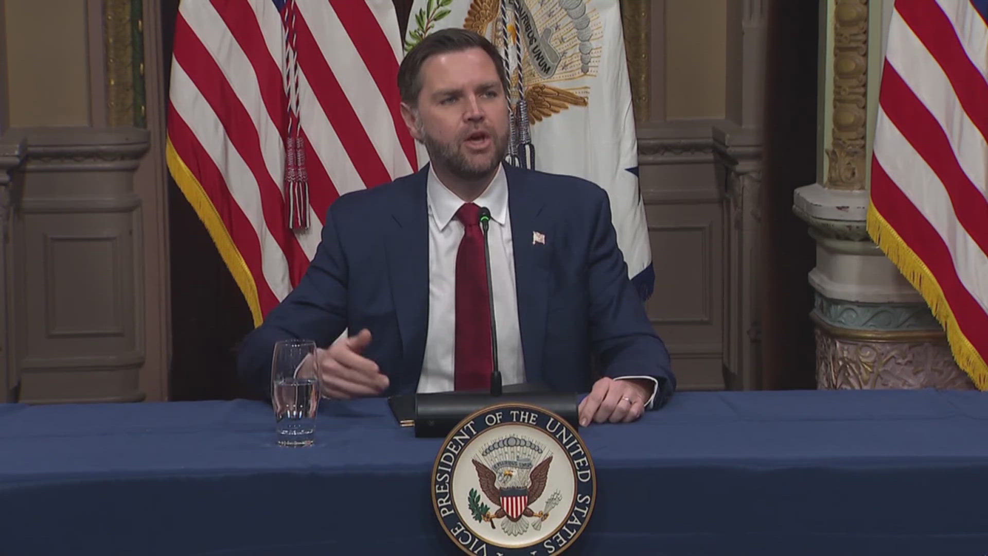 Vice President JD Vance hosts first meeting of task force to eliminate ...