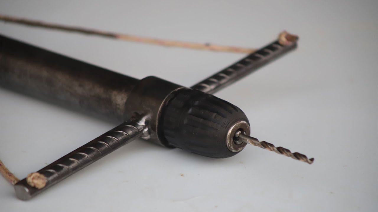 How to make a DIY pump drill: Step-by-step manual hand drill build