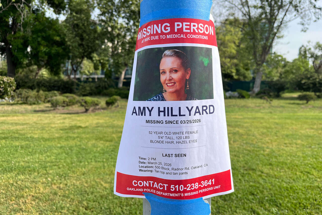 Amy Hillyard has been missing since March 25. (Madilynne Medina/SFGATE)