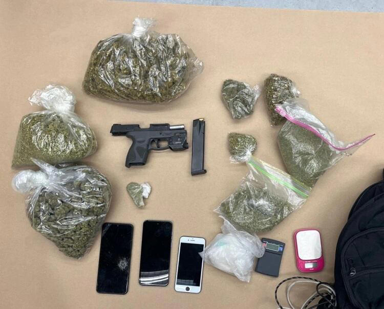 One arrested after Madison traffic stop finds loaded gun and drugs