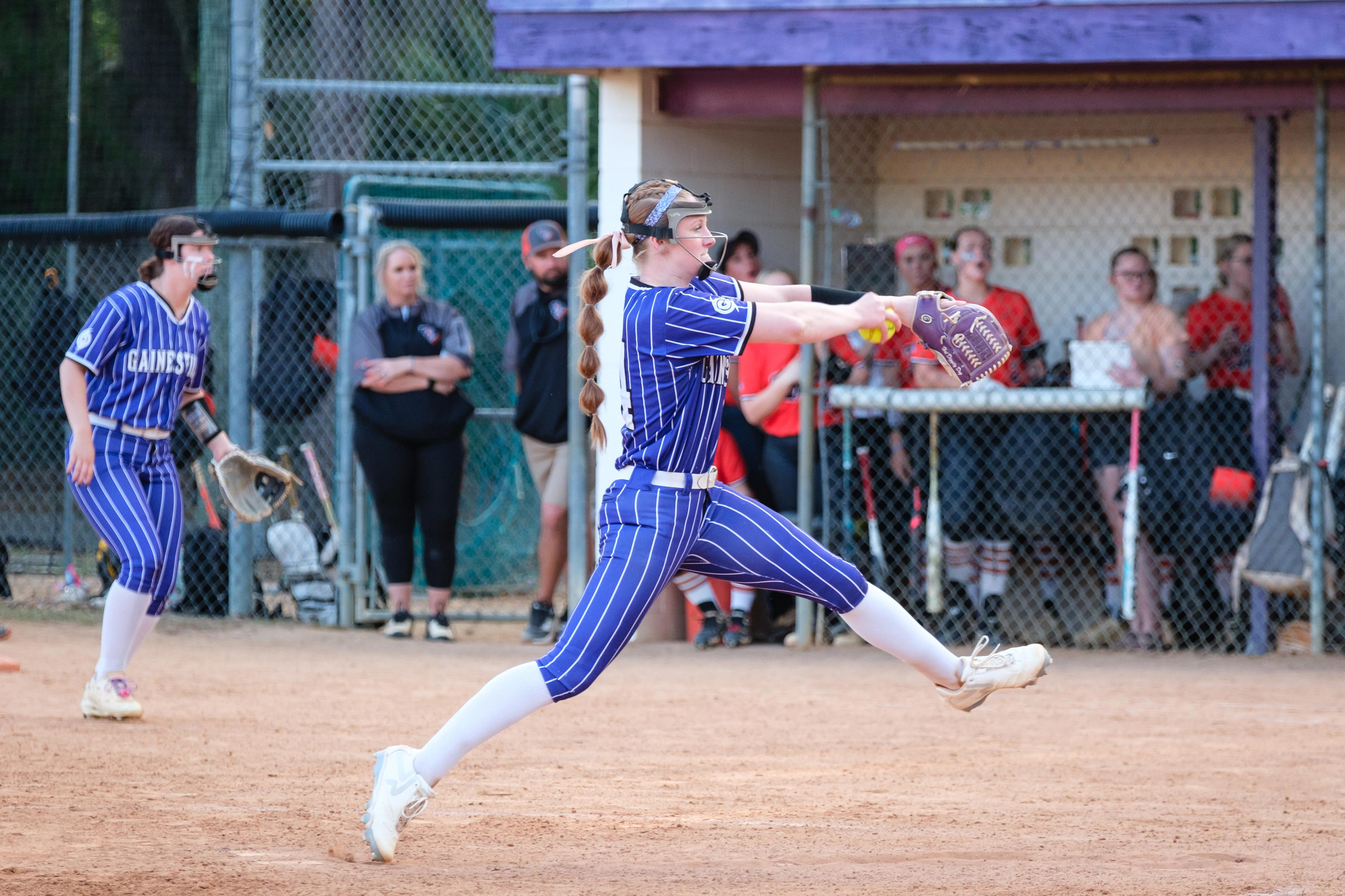 Gainesville High softball edges out Trenton in duel featuring two SEC ...