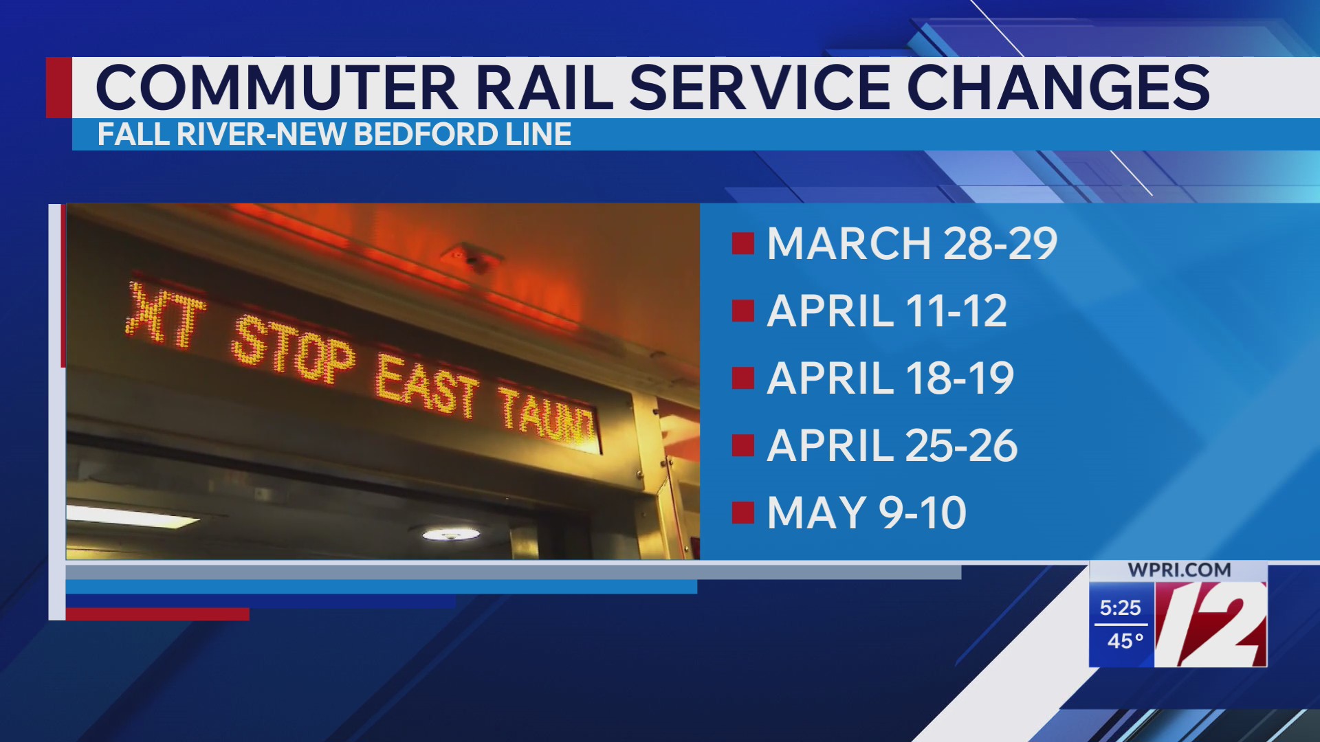 Changes coming to MBTA Fall River-New Bedford line