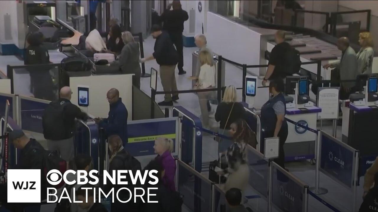Security wait times surge at BWI Airport Friday morning
