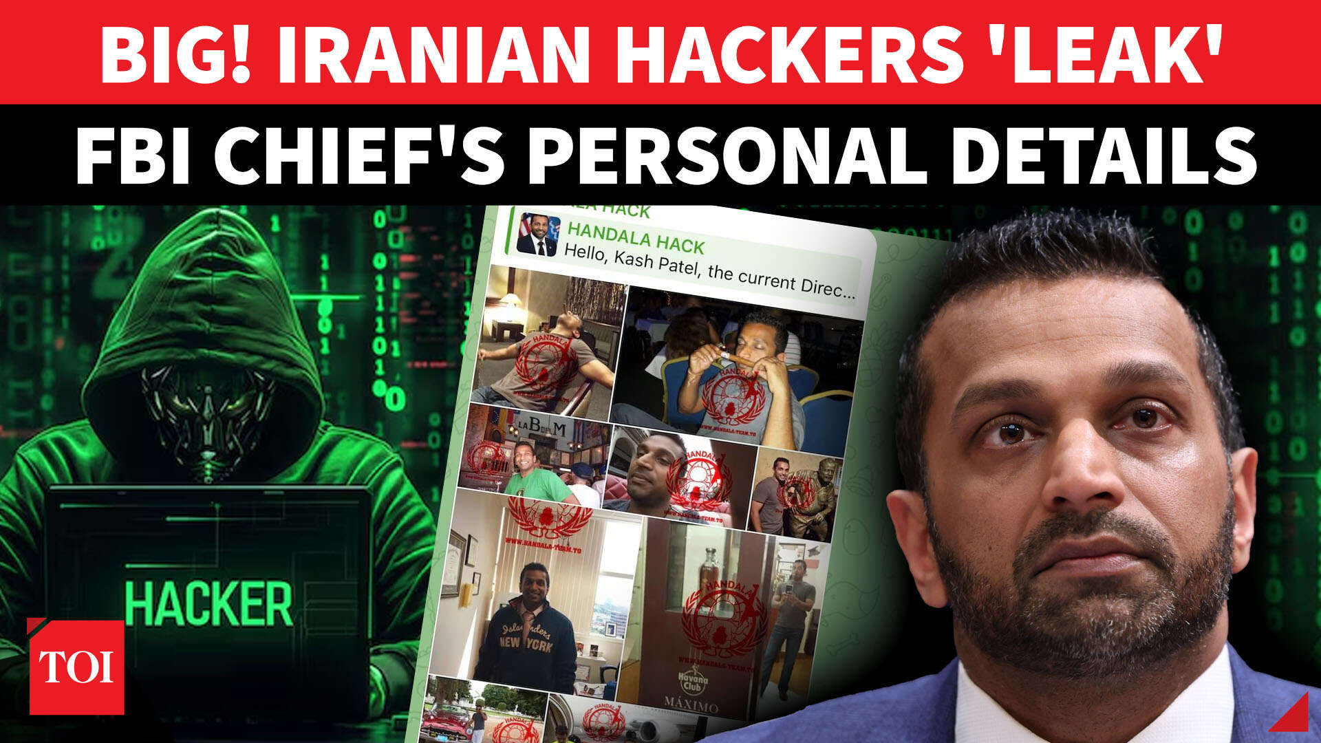 Iran 'strips' FBI chief; hackers 'leak' Kash Patel personal details ...