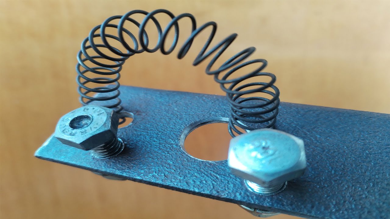 How to make custom steel springs at home | DIY spring winding jig tutorial