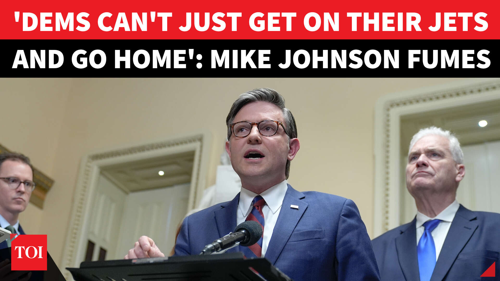 'Senate DHS funding gambit a joke': Furious Mike Johnson upends ...