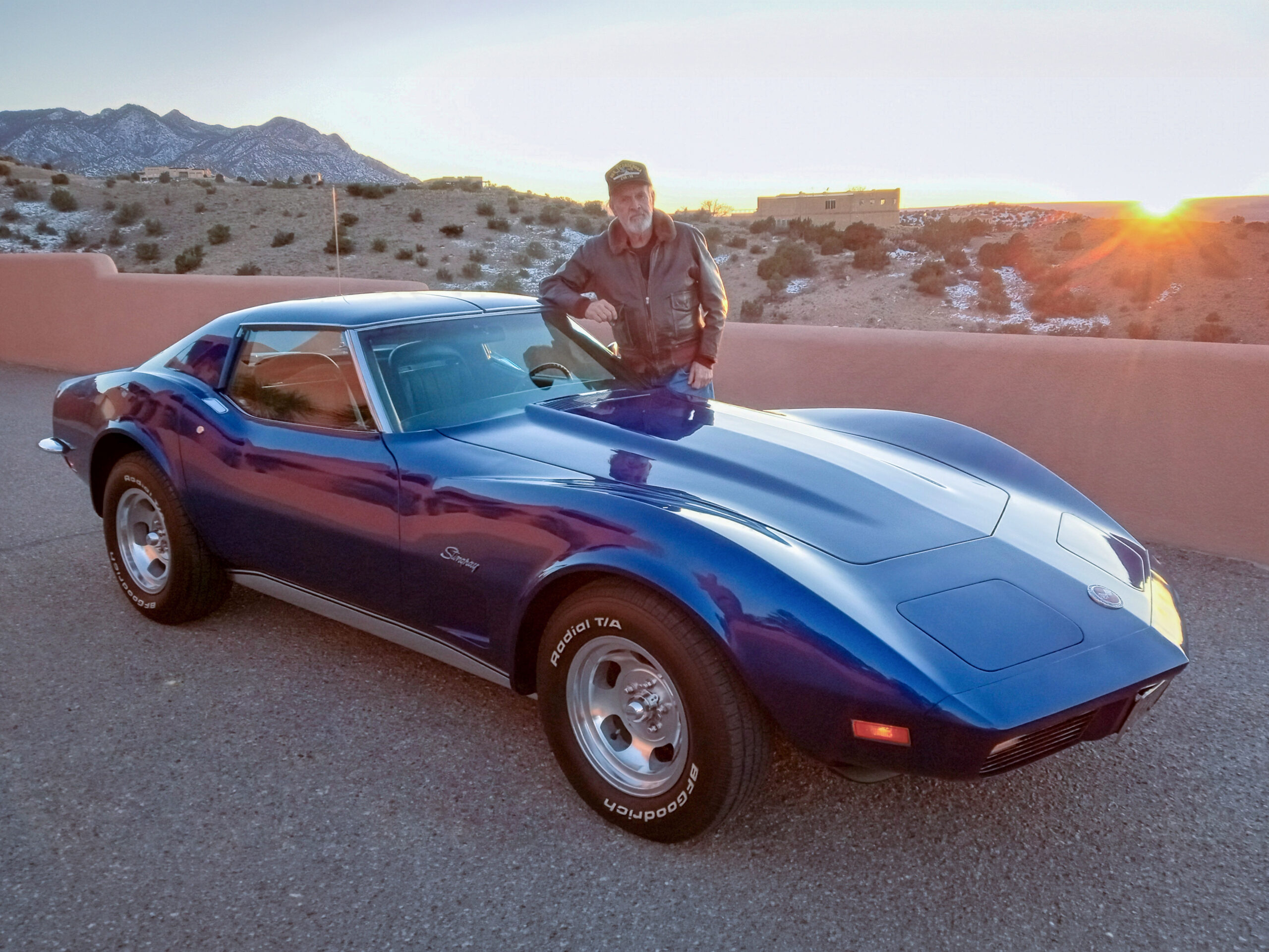 Original owner: A Navy vet and his dark blue ’73 Corvette