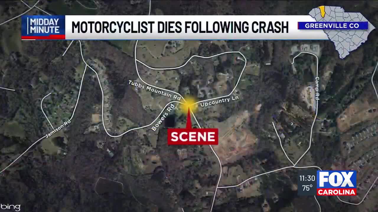 Coroner identifies motorcyclist killed in crash in Travelers Rest