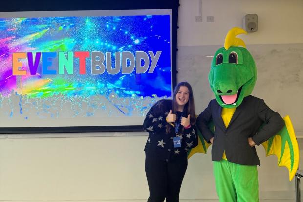 Students create business plans and pitch in Dragons' Den-style event