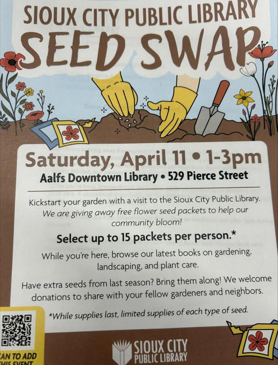 Sioux City Library helping the community bloom with upcoming seed swap ...
