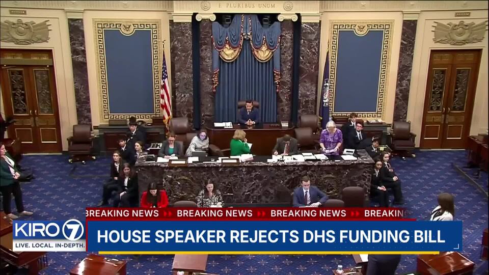 Video: House speaker rejects DHS funding bill