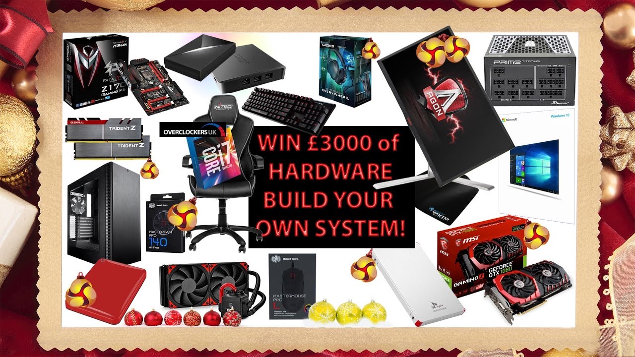 Win £3000 of hardware! Build your own PC!