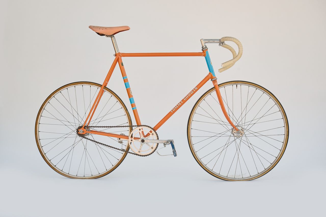 A world champion's track bike built by an Olympian