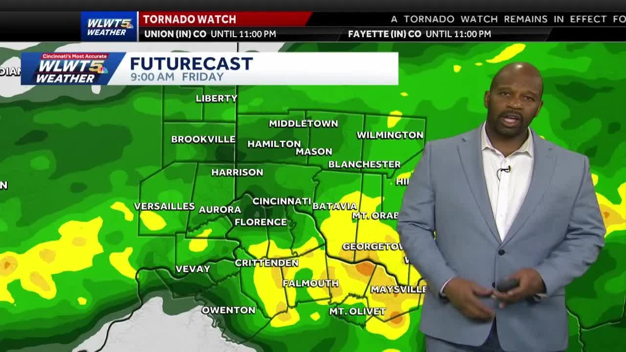 Storms possible late Thursday, chilly Friday forecast