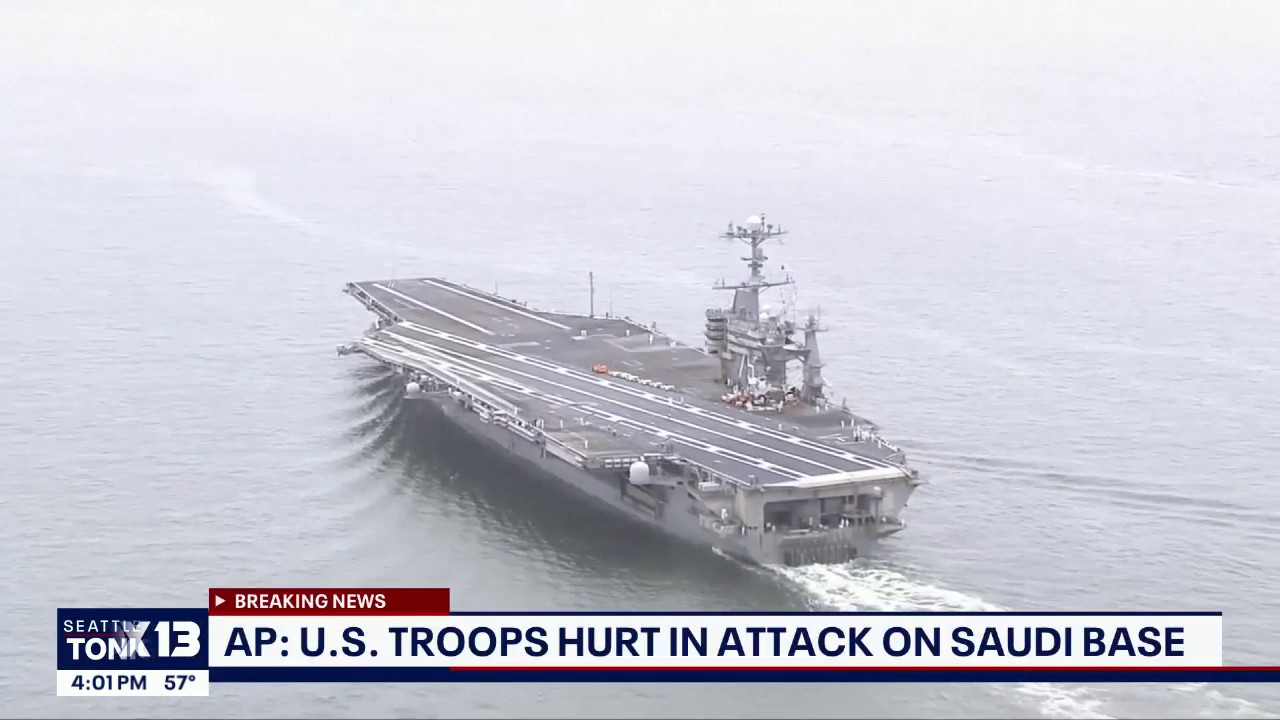 Iran strike hits Saudi base, US troops injured, AP reports