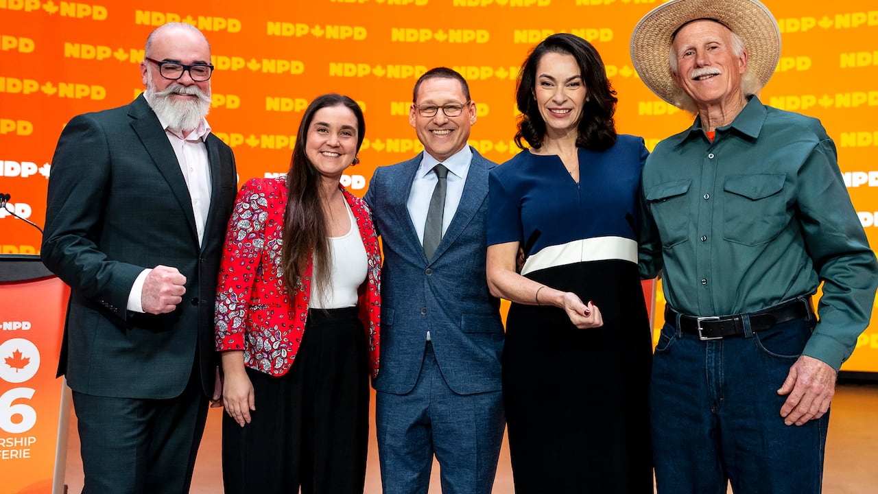 NDP members gather to select new leader for struggling party