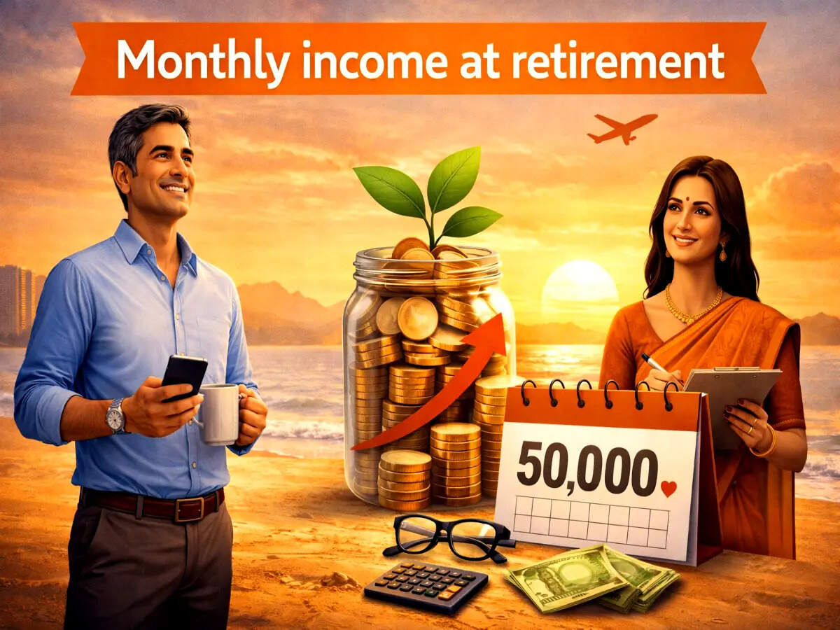 Want Rs 50,000/month income at retirement for 25 years? You can follow ...