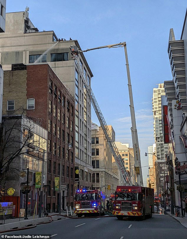 Downtown Toronto rocked by explosions as fire crews battle huge ...
