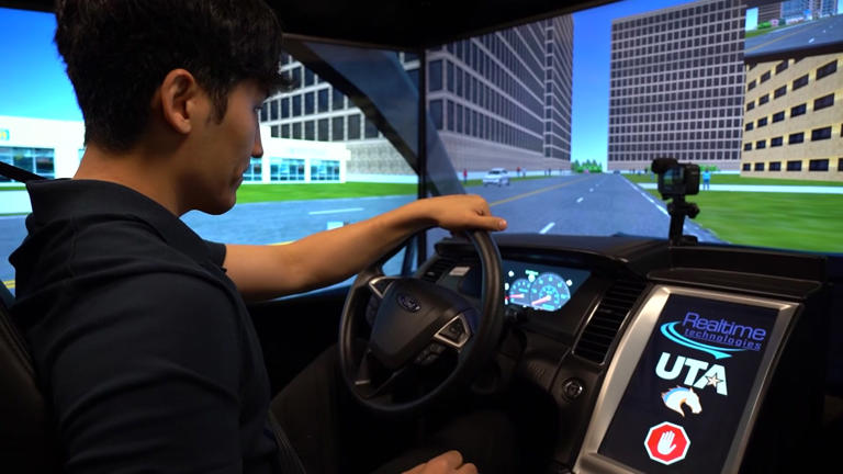 Get in, we're going simulated driving; New driver's ed for the ...