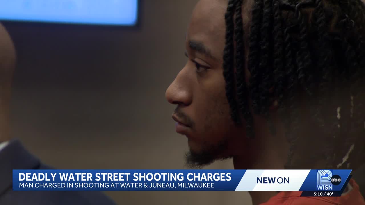 Man accused in deadly Water Street shooting appears in court